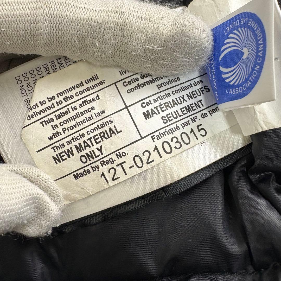 カナダグース ブラックレーベル RIDEAU PARKA Sサイズ ブラック