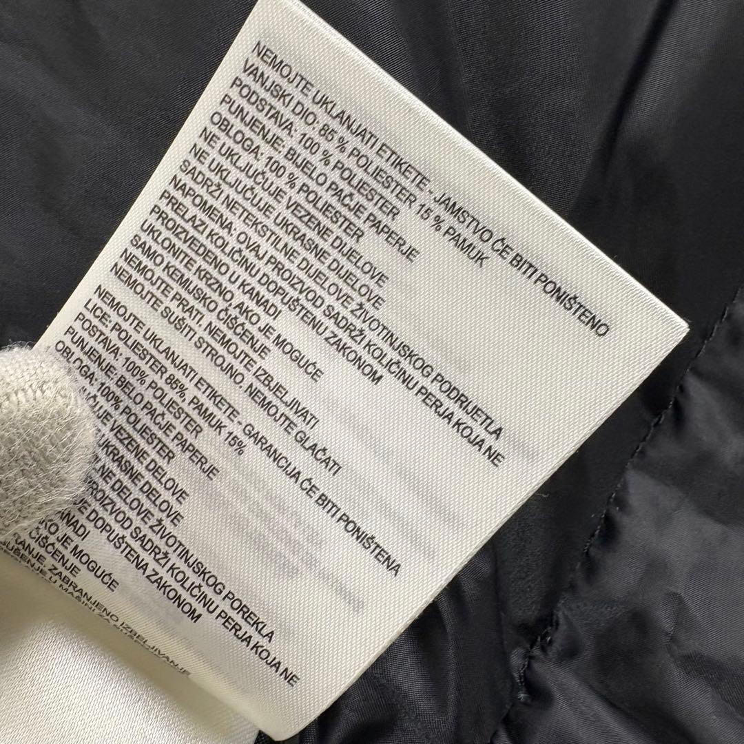 カナダグース ブラックレーベル RIDEAU PARKA Sサイズ ブラック