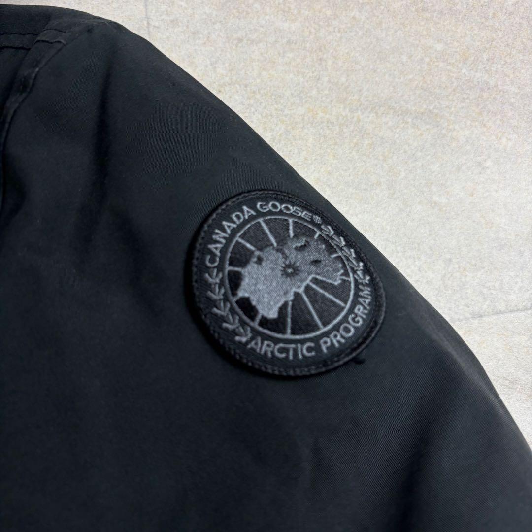 カナダグース ブラックレーベル RIDEAU PARKA Sサイズ ブラック