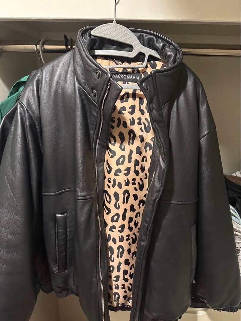 WACKO MARIA ブラック レザージャケット