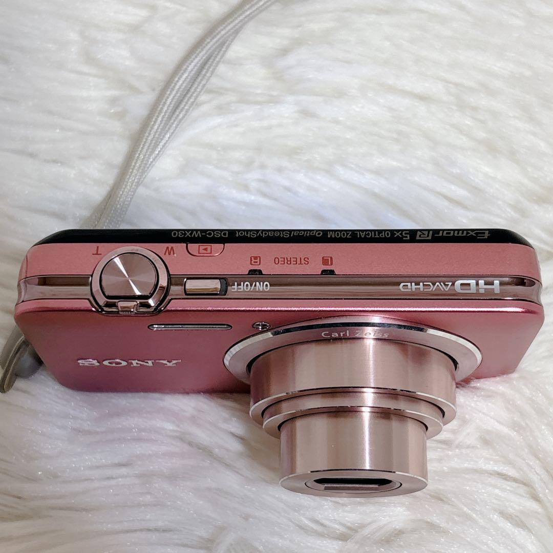 Sony Cyber-shot DSC-WX30 16.2MP(S) ピンク