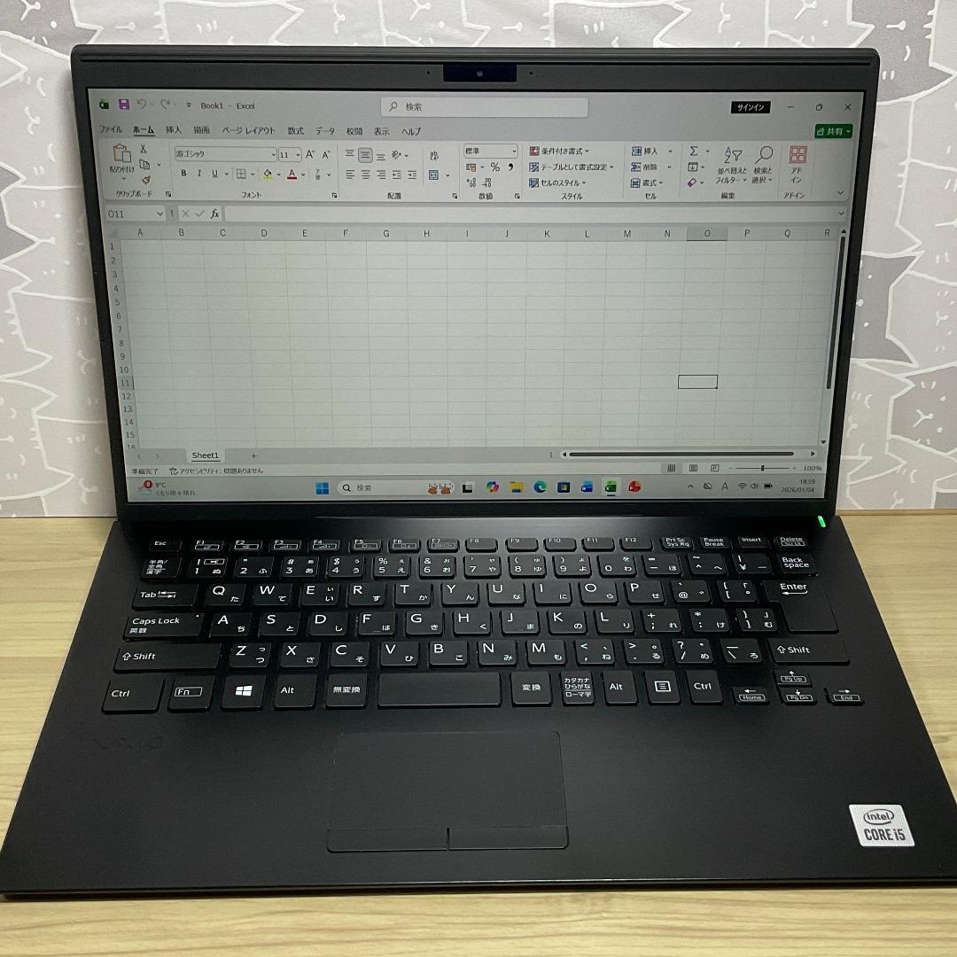 美品・LTE・大画面＞VAIO Pro i5/8GB/SSD1TB/Office