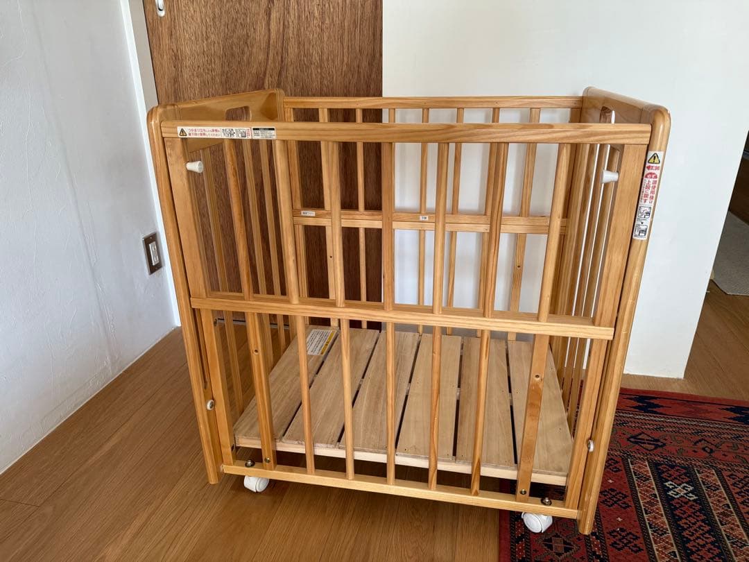 KATOJI カトージ ミニミニベビーベッド Ⅱ ナチュラル