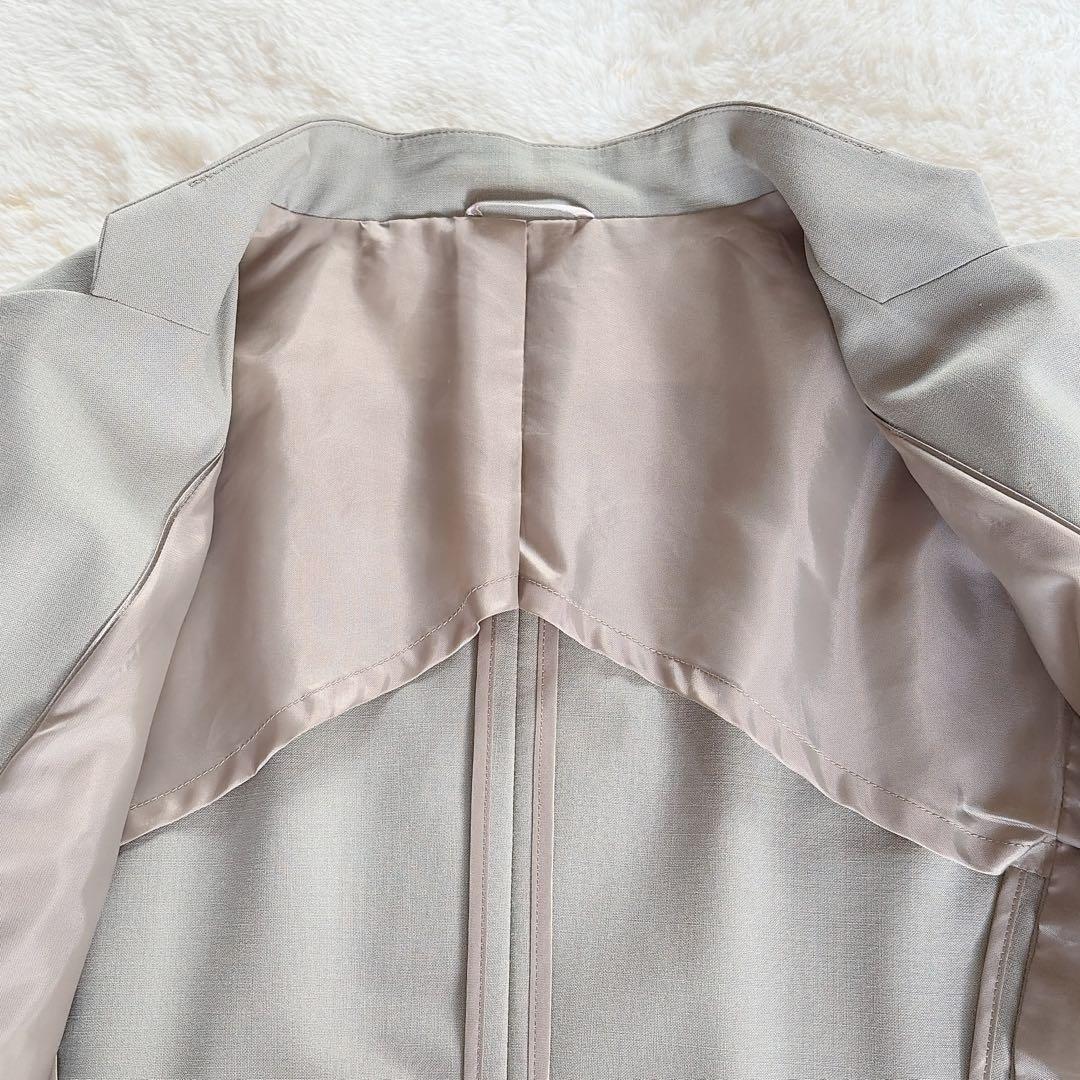 【アンカーウーマン】ノーカラージャケット パンツ スカート スーツセットアップ9