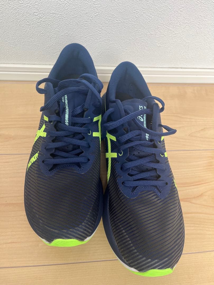 ASICS MAGICSPEEDネイビー/ライム　マジックスピード3 26.5