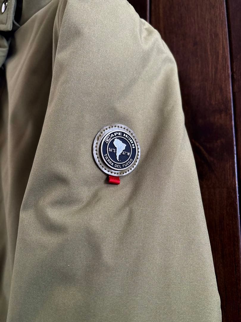 ケープホーン/未使用近 REMOTA リモータ ダウンジャケット カーキ 42