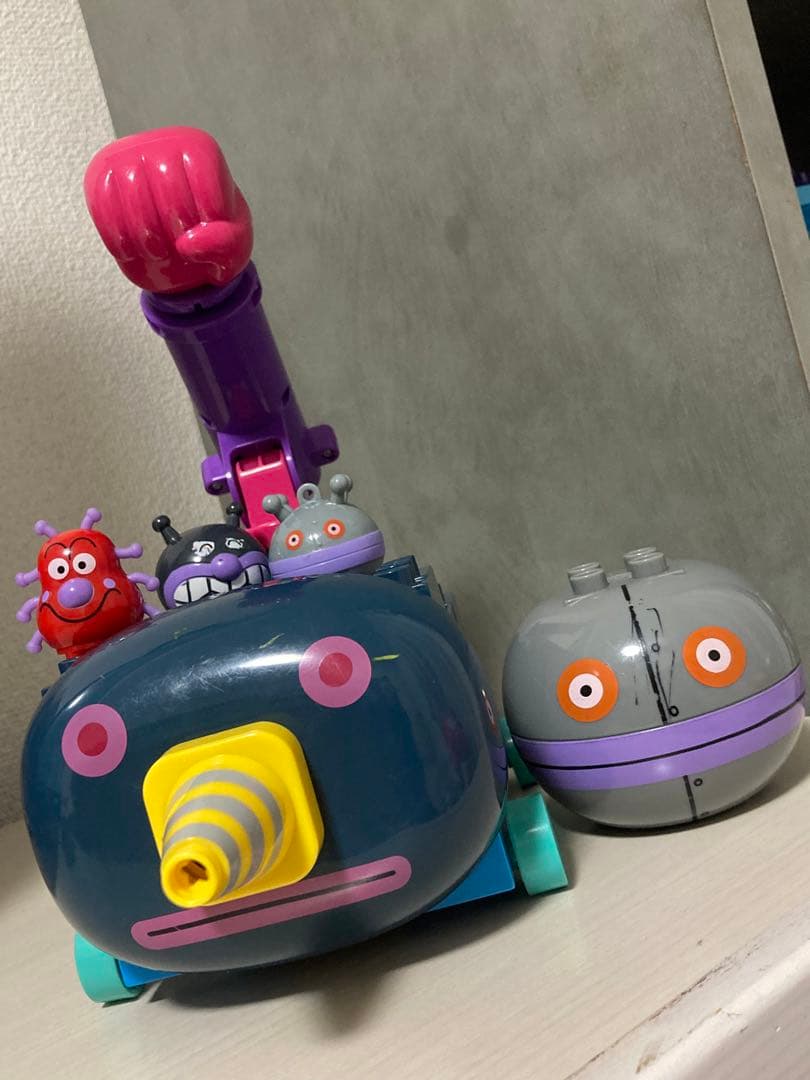 ブロックラボ　廃盤品　ねらってパンチ！おおきなもぐりんブロックセット　説明書付き