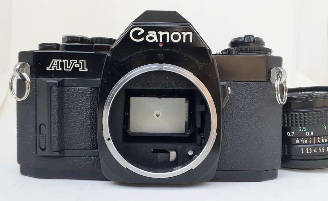 実写済・絞り優先AEの超簡単キヤノン一眼「AV-1」