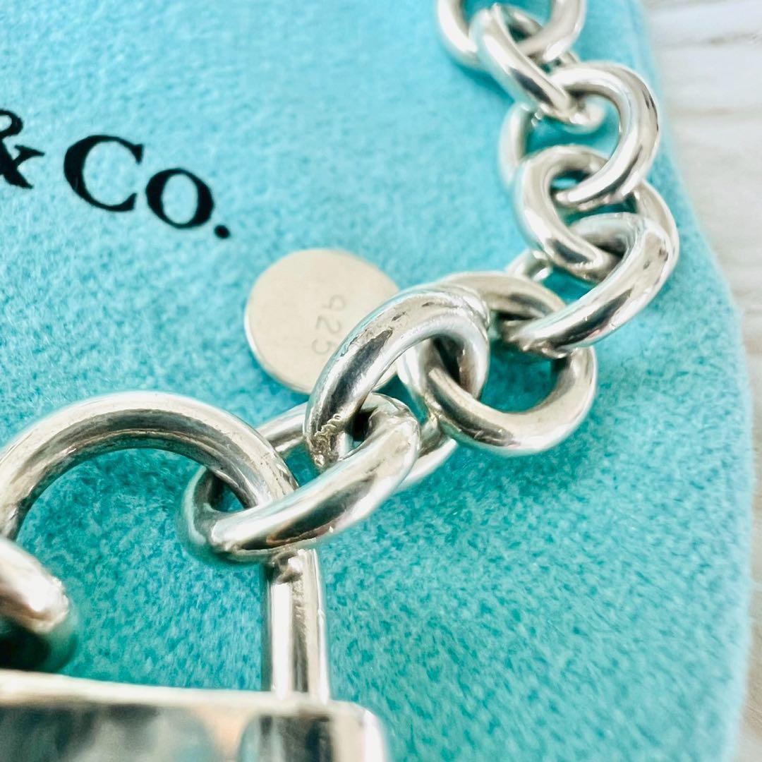 希少✨ティファニー　ブレスレット　カデナ　ロック　鍵　キー