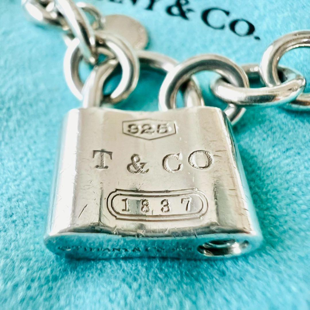 希少✨ティファニー　ブレスレット　カデナ　ロック　鍵　キー