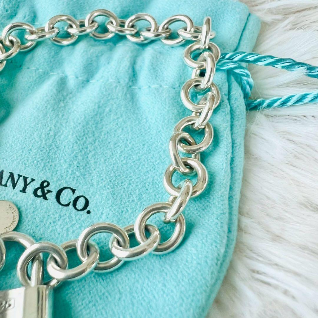 希少✨ティファニー　ブレスレット　カデナ　ロック　鍵　キー