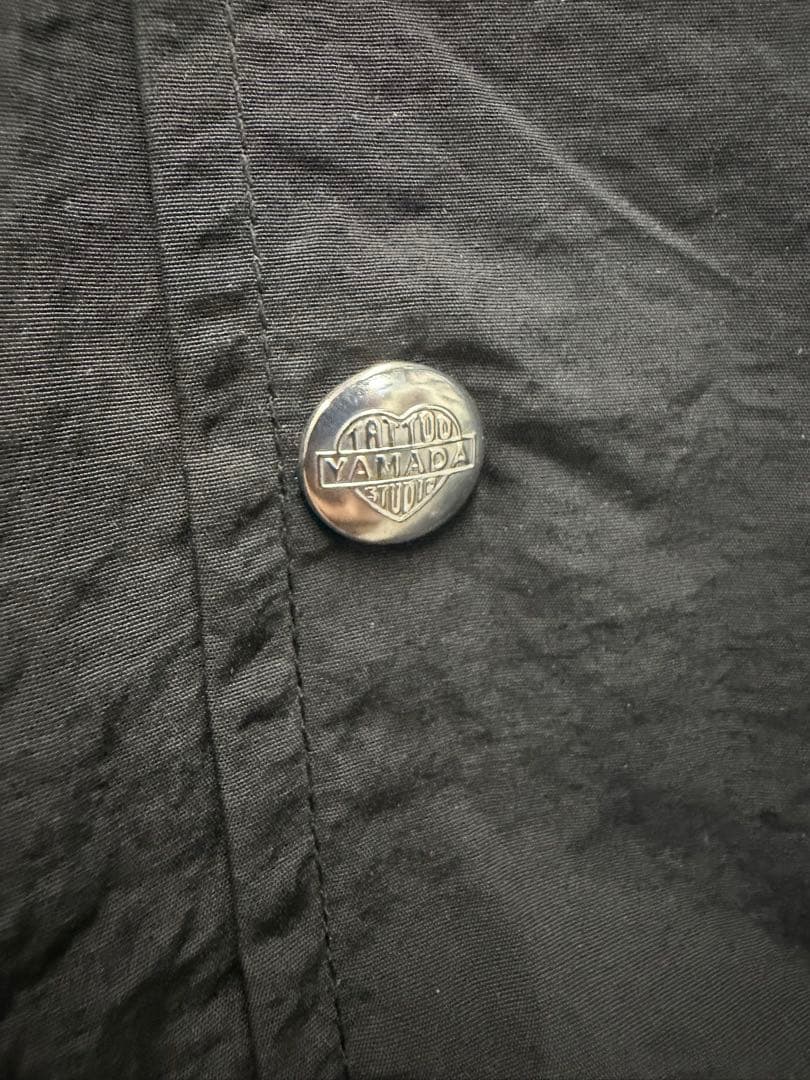 TSY コーチジャケット 黒　山田レン　tattoo studio yamada