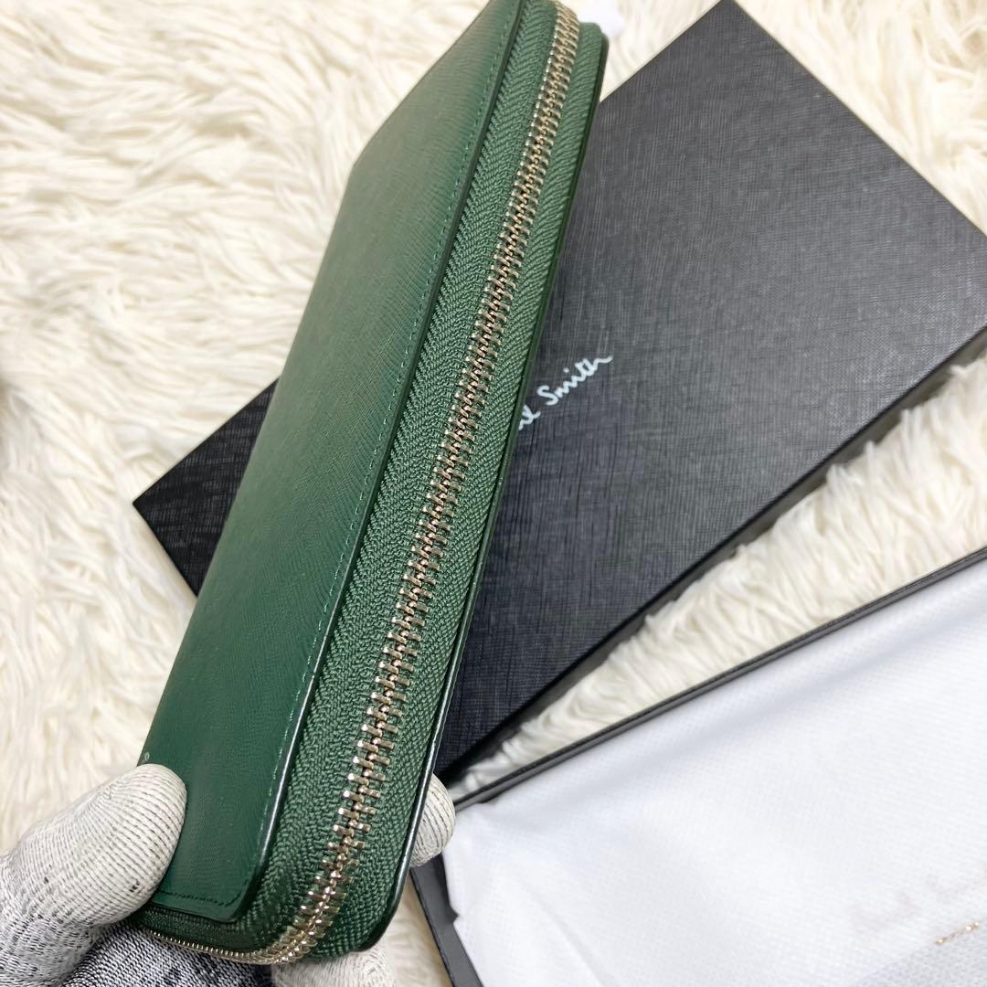 【未使用】 現行 ポールスミス ラウンドジップ ロングウォレット