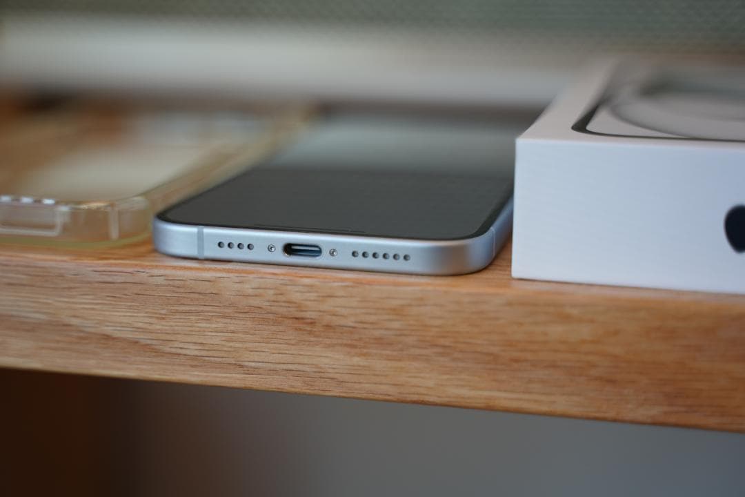 美品 iPhone15plus 128GB SIMフリー ブルー