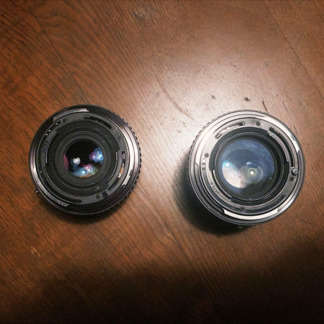 レンズ(単焦点) SMC PENTAX-A 645 1:2.8 55mm 1:3.5 150mm