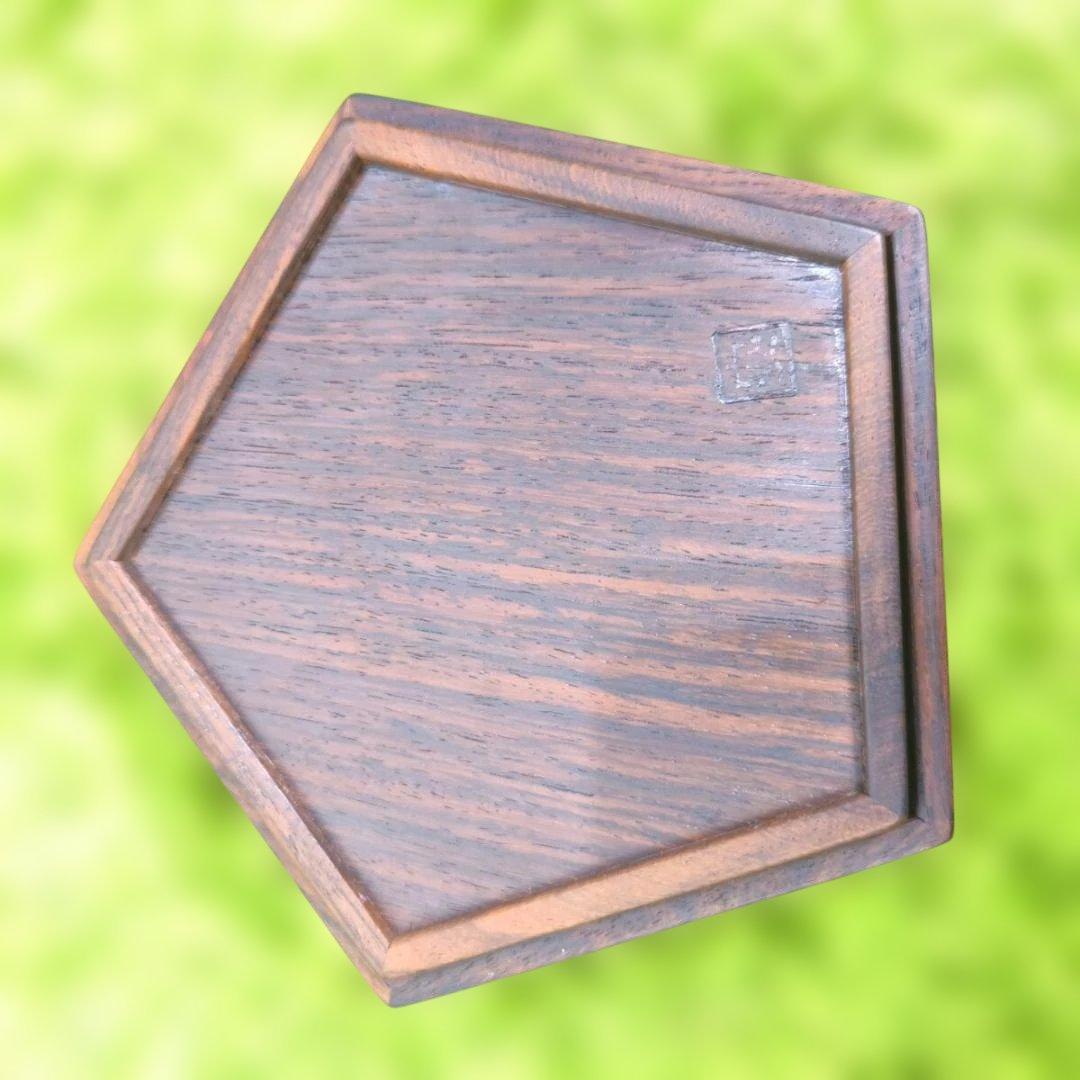 からくり細工　安兵衛　五角小箱　秘密箱