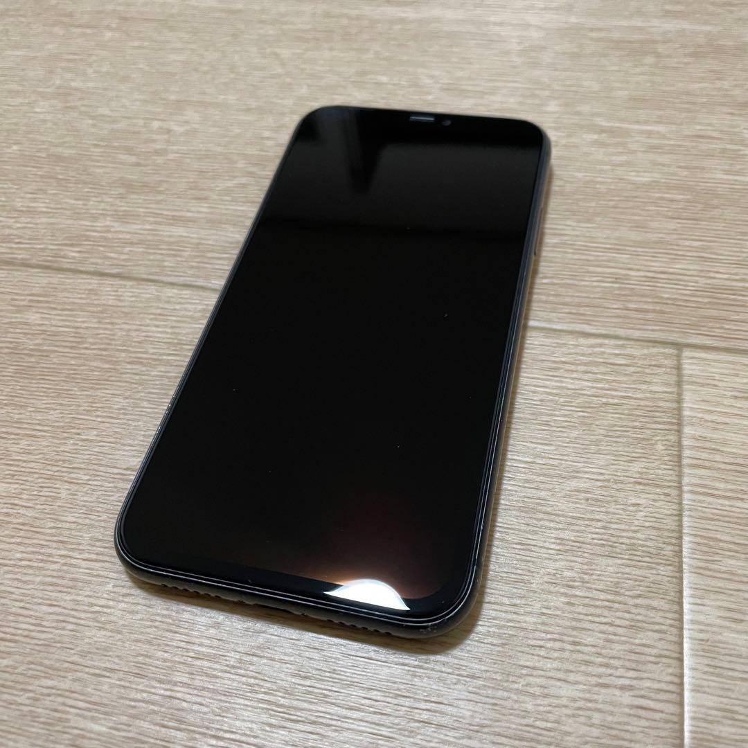 iPhone11 64GB ブラック ケース付き バッテリー最大容量100%