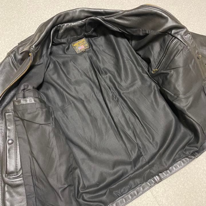 バンソン【VANSON】シングルライダース　38 レザージャケット