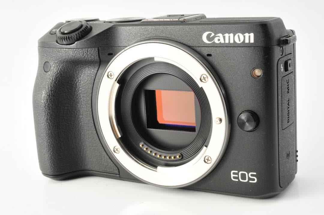 Canon キヤノン EOS M3 ブラック +EF-M ダブルレンズ#1208