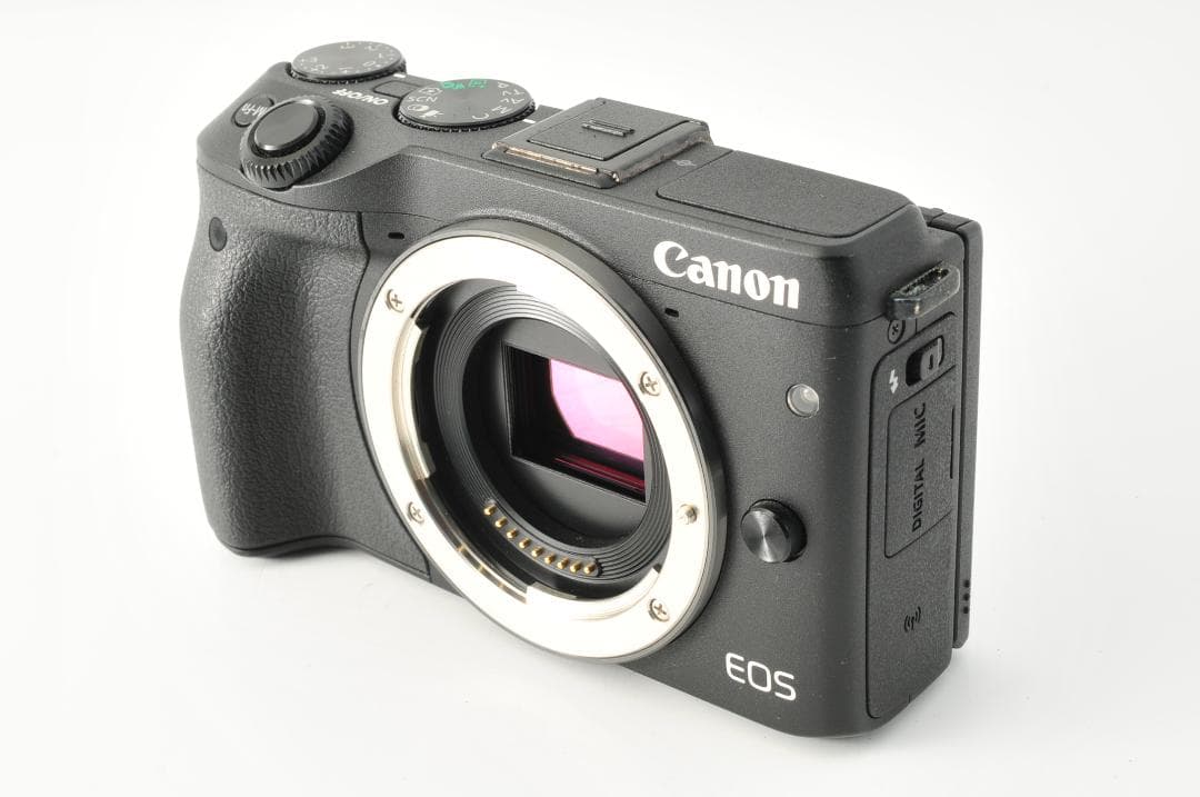 Canon キヤノン EOS M3 ブラック +EF-M ダブルレンズ#1208
