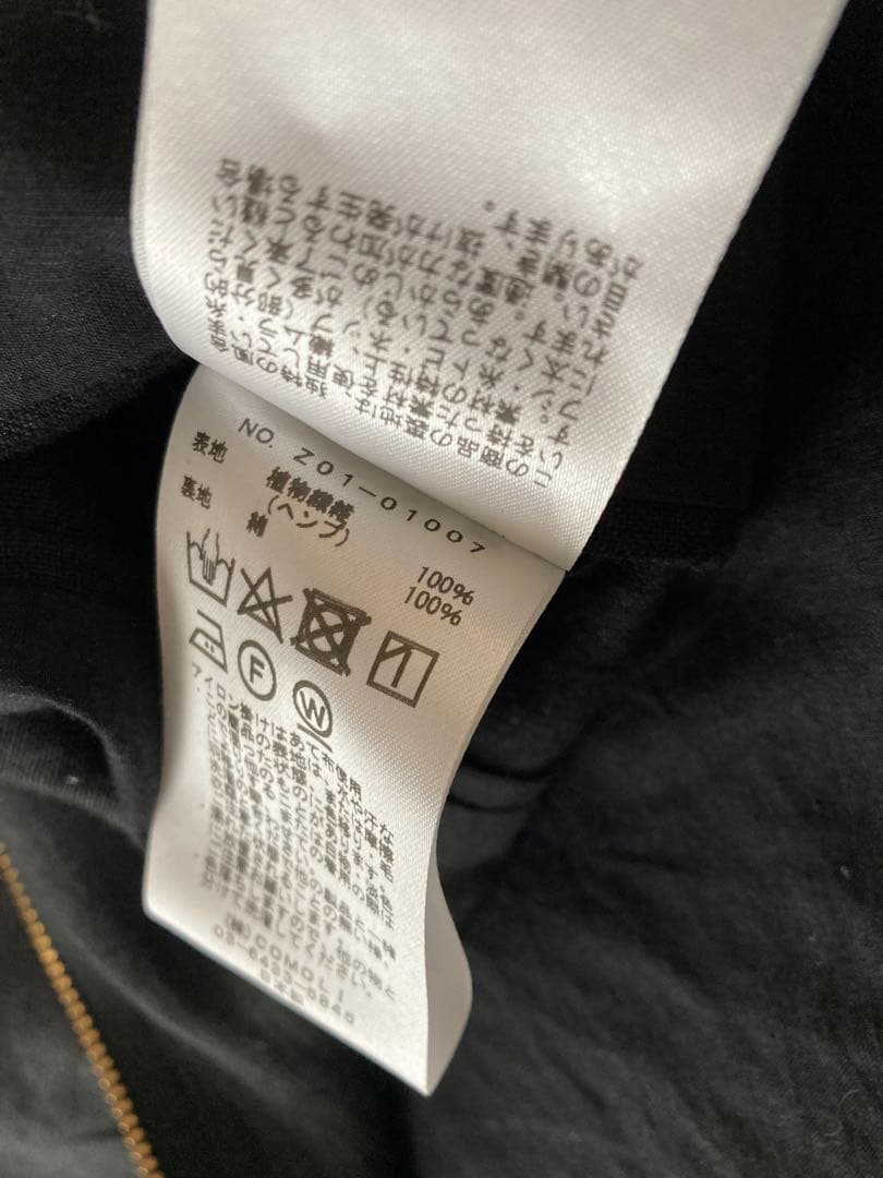 COMOLI 24SS カナパショートジップジャケット