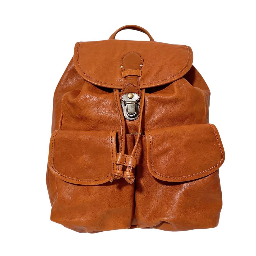 【美品】 Dakota リュック ビーバー 牛革 キャメル ダコタ