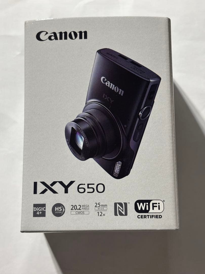 ⭐︎新品未使用品！Canonコンパクトデジタルカメラ　IXY650ブラック
