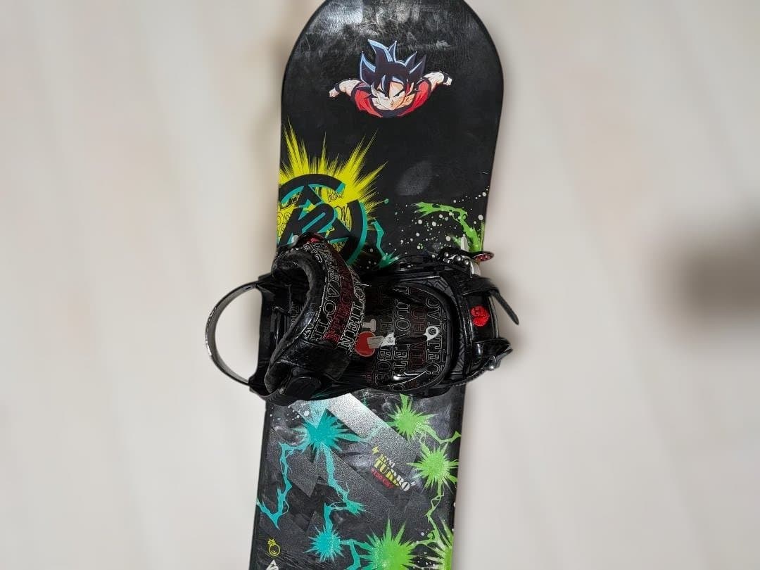 K2 Mini Turbo 120スノーボード、TECHNINEのビンディング