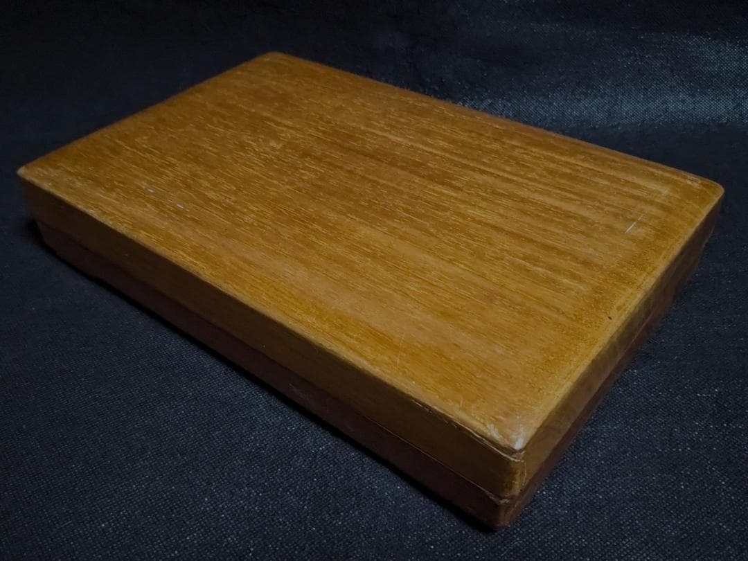 【端渓硯　大型十吋】◆青花・翡翠紋・魚脳凍などの紫黒美石◆唐木共箱◆斧柯山