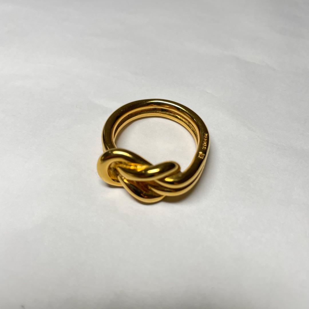 Milky ☆HERMES エルメス ノットリング ゴールド サイズ44