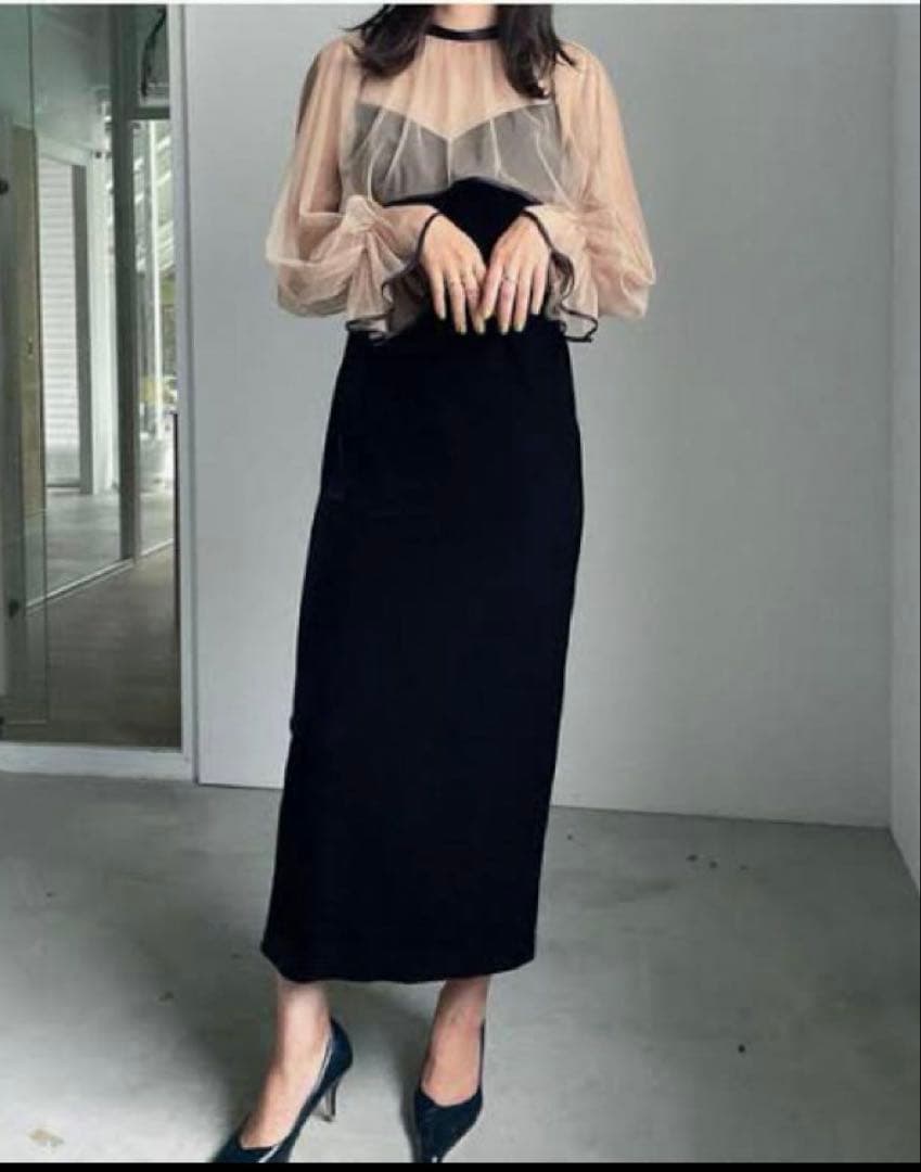 アメリヴィンテージ MANY WAY TULLE VEIL DRESS