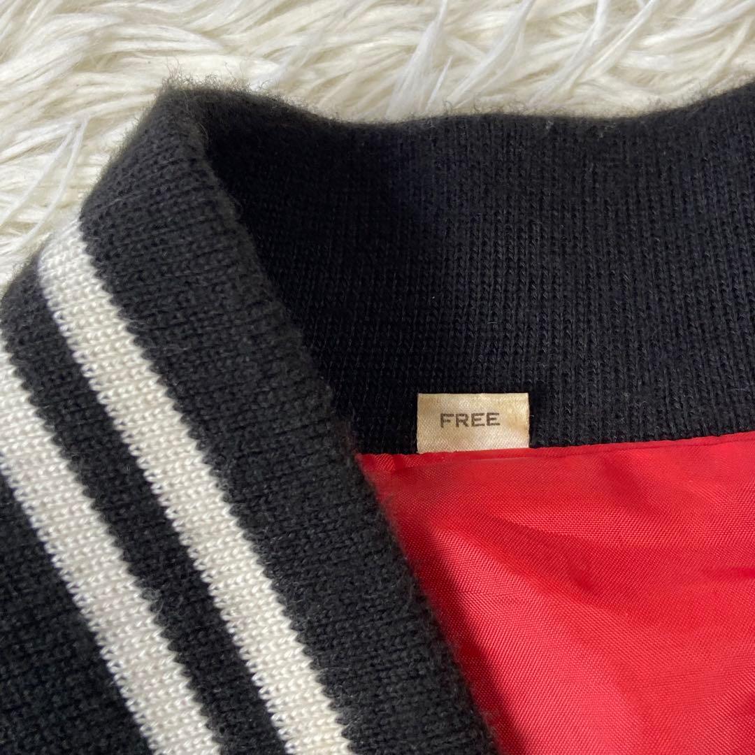 日本製 ヤマコ スカジャン 風神雷神 ベロア生地 スカジャン ビンテージ 東洋