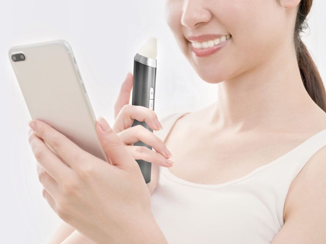 毛穴ケア美容器 300万画素カメラ ホワイト