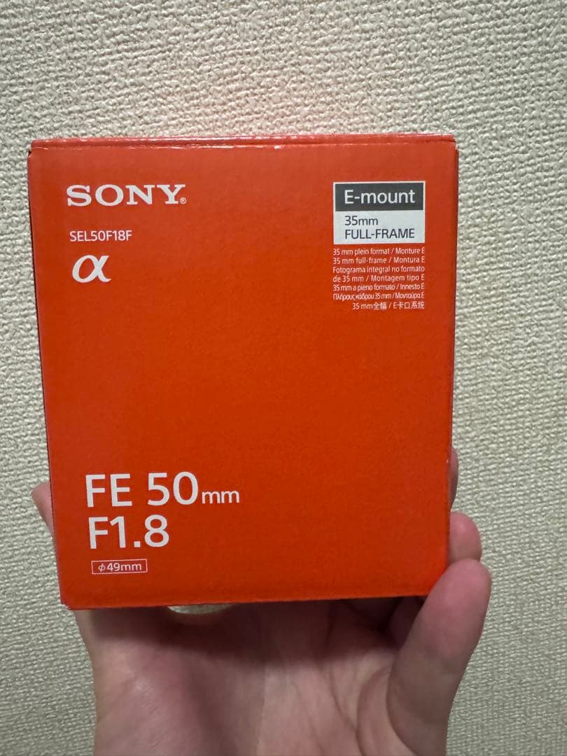 新品級　SONY FE 50mm F1.8 Eマウントレンズ