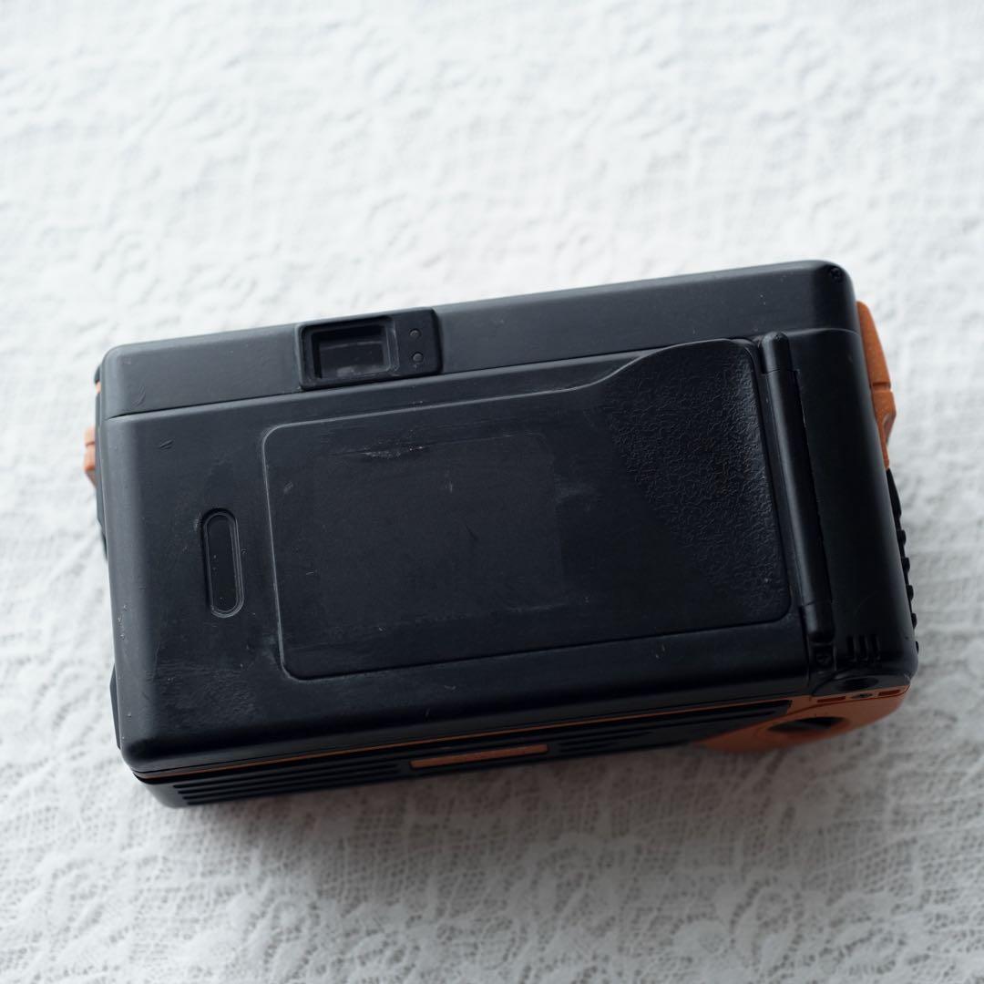 【撮影・OH済み】Konica Wide 28 希少なオレンジ フィルムカメラ