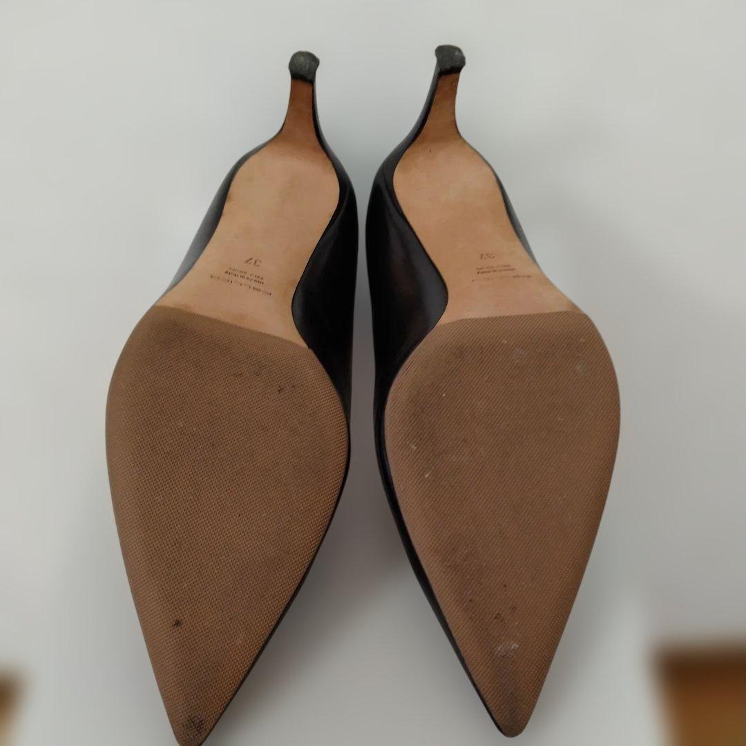 値下げ!美品 ペリーコ アニマ ポインテッドトゥ パンプス ブラック 37