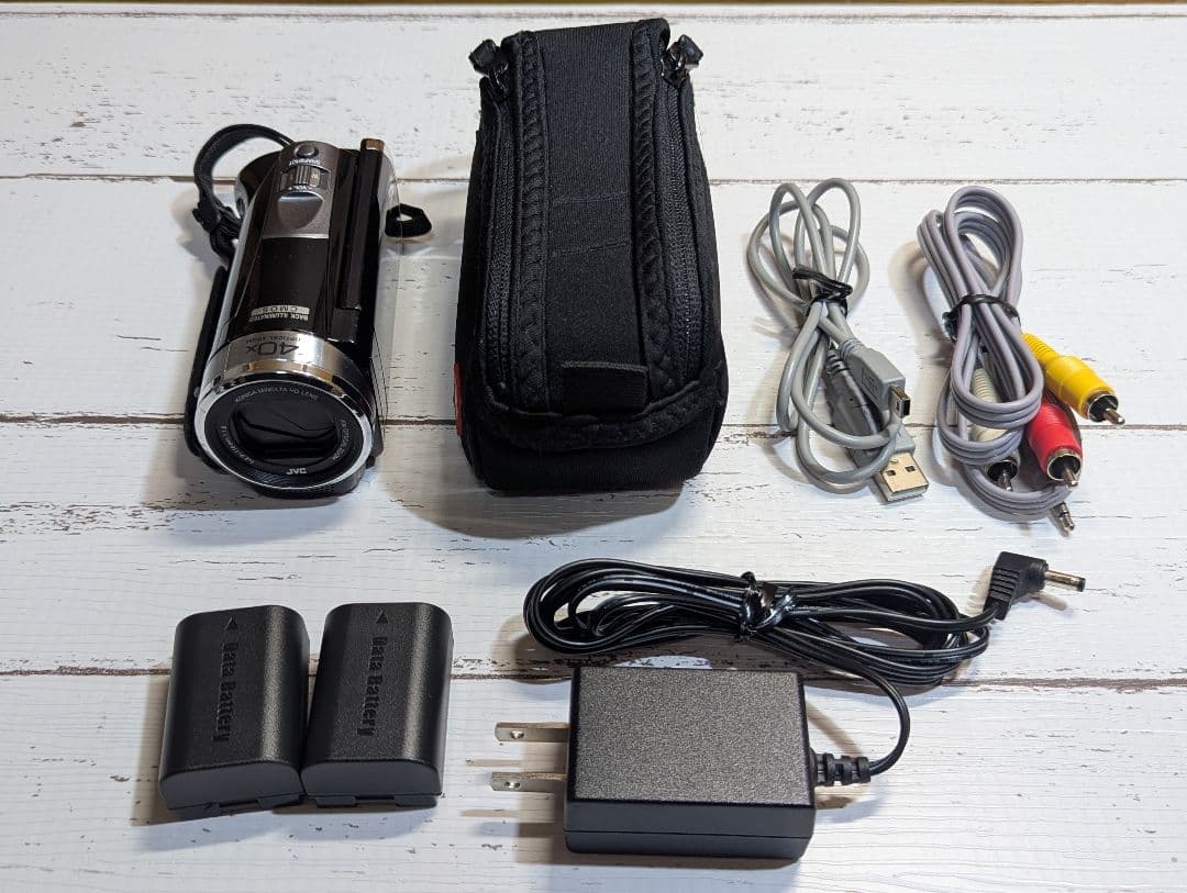 JVC Everio GZ-HM33-B フルHD ビデオカメラ 美品