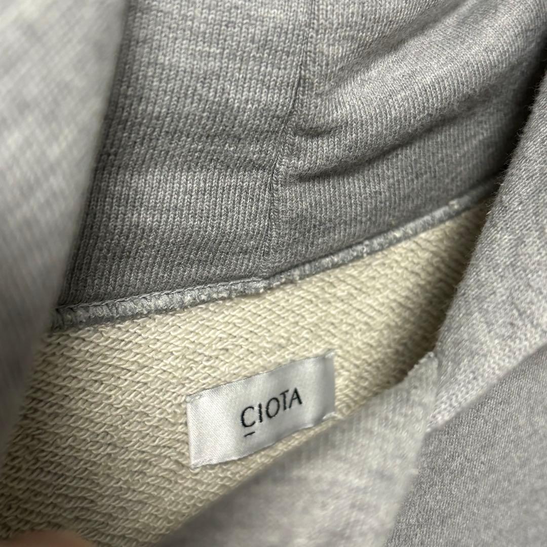 CIOTA シオタ スビンコットン吊り裏毛 P/O パーカー size : 6