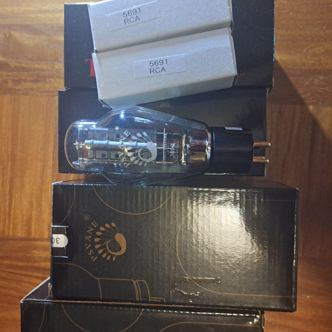 Tri300Bシングルアンプ 予備真空管PSVANE300B付き!