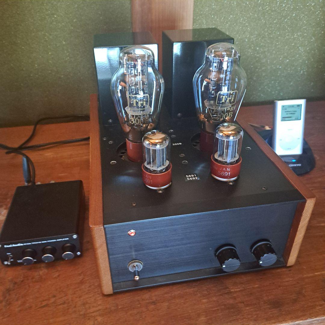 Tri300Bシングルアンプ 予備真空管PSVANE300B付き!