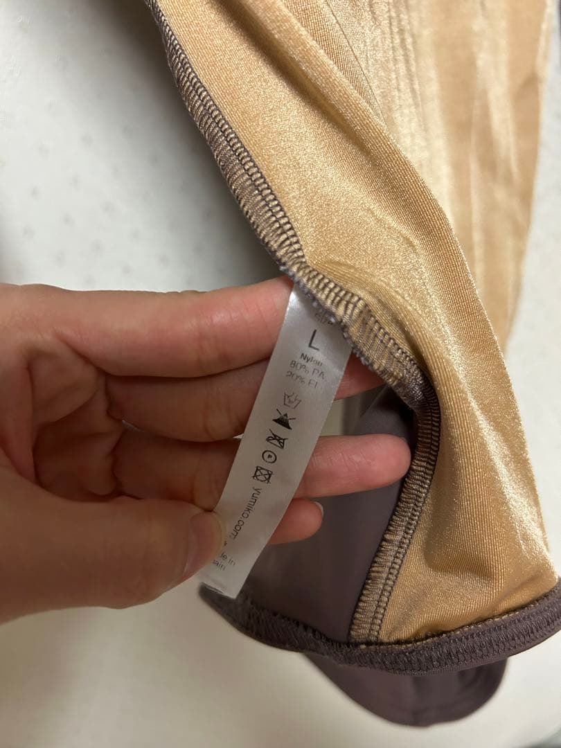 yumiko 7部袖レオタード Lサイズ