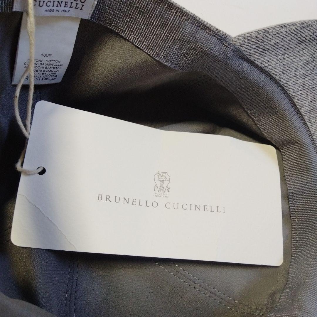 最終価格ブルネロクチネリ ベースボールキャップ　グレー　M