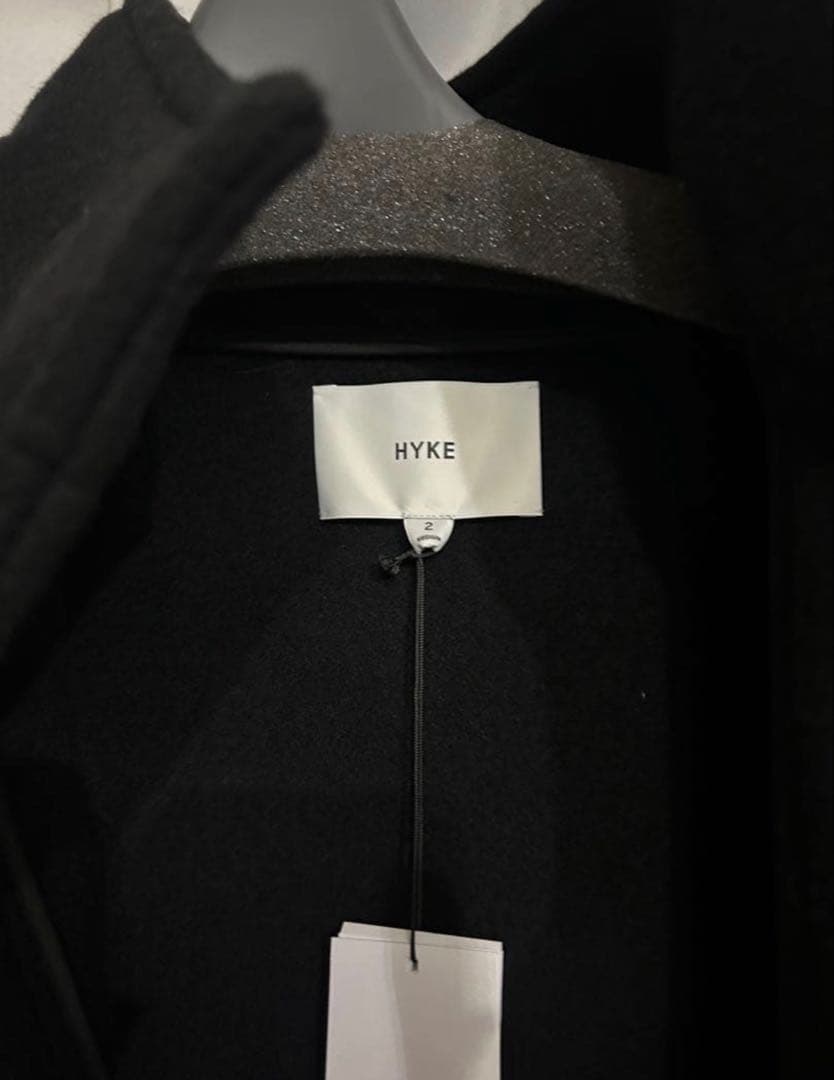 HYKE DOUBLE FACE DUFFLE JACKET サイズ2