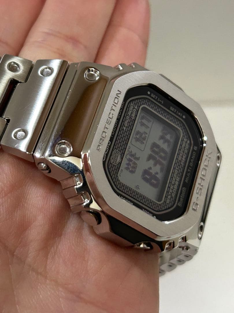 【極美品】G-SHOCK GMW-B5000D-1JF フルメタル シルバー