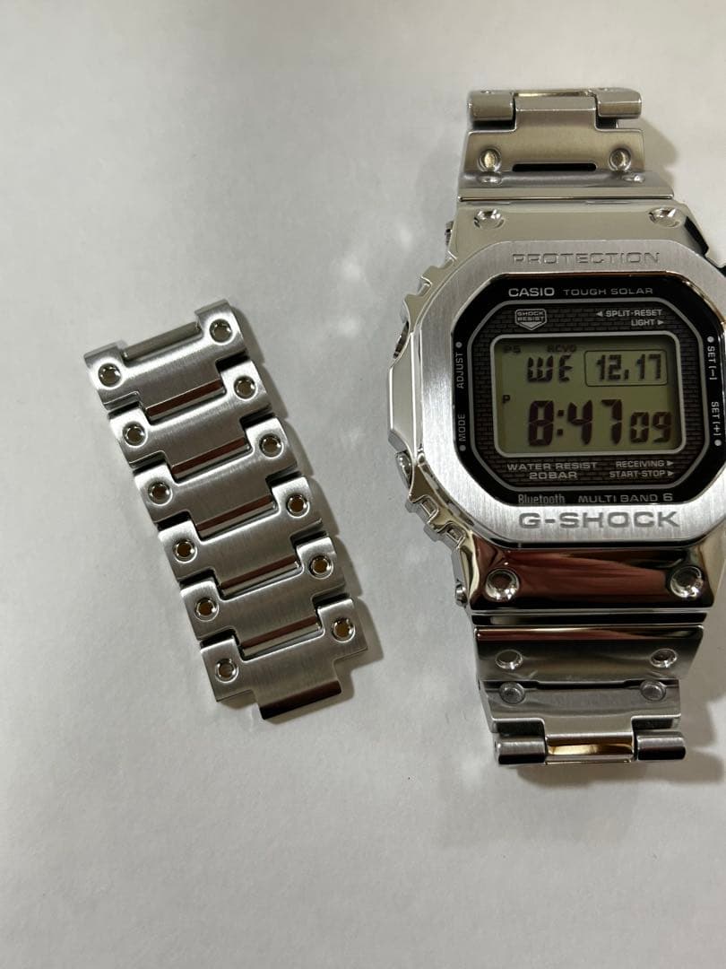 【極美品】G-SHOCK GMW-B5000D-1JF フルメタル シルバー