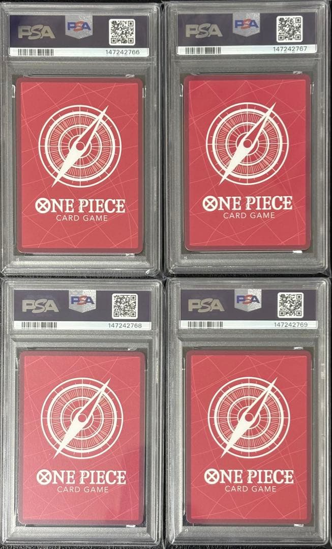 2nd Anniversary 四皇 リーダー　PSA10 連番セット