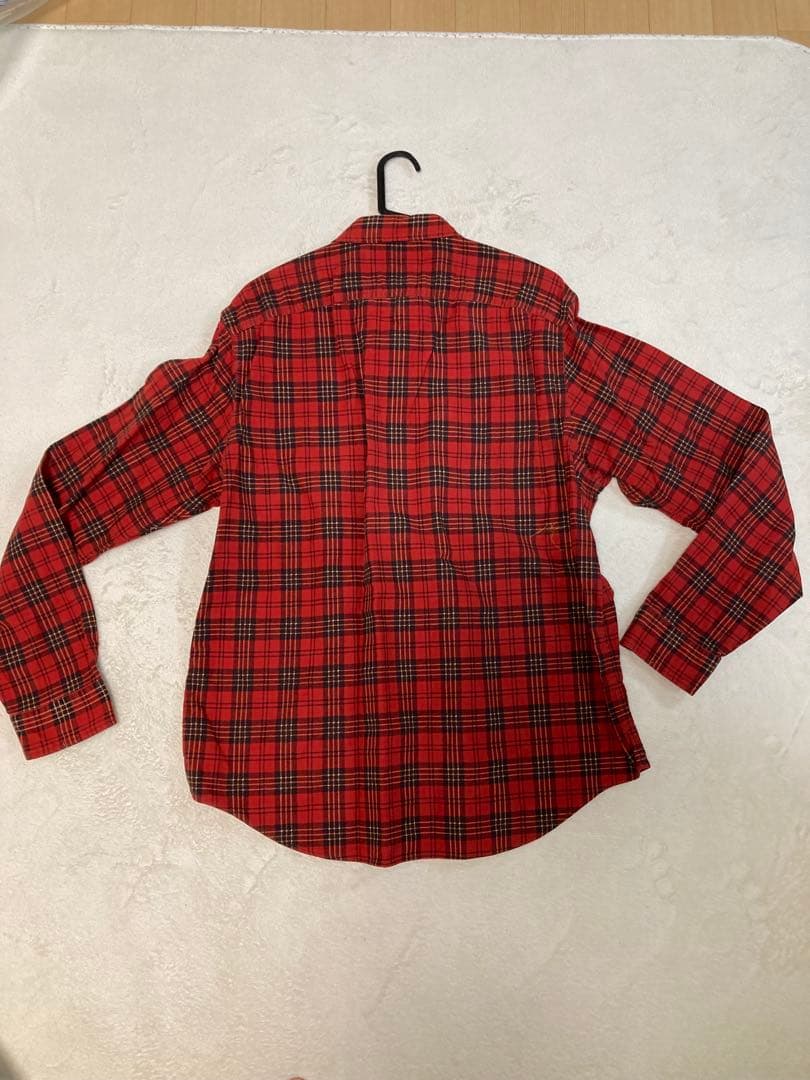 【美品】RRL ダブルアールエル/レッドチェック /ネルシャツ /サイズXL