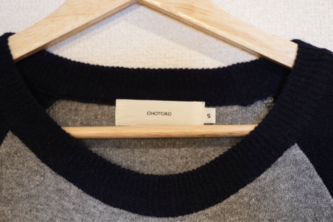 トップス OHOTORO Scheme Raglan Knit XS
