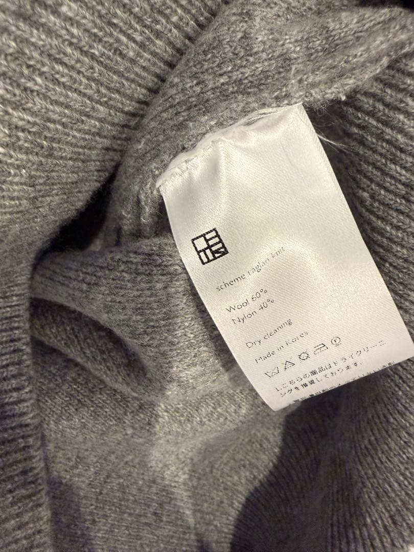 トップス OHOTORO Scheme Raglan Knit XS