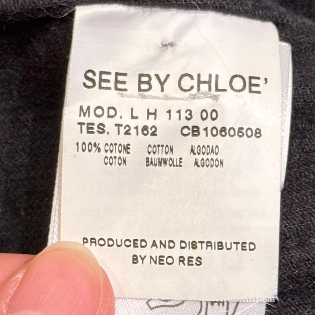 SEE BY CHLOÉ コーデュロイジャケット　ブラック　レディース